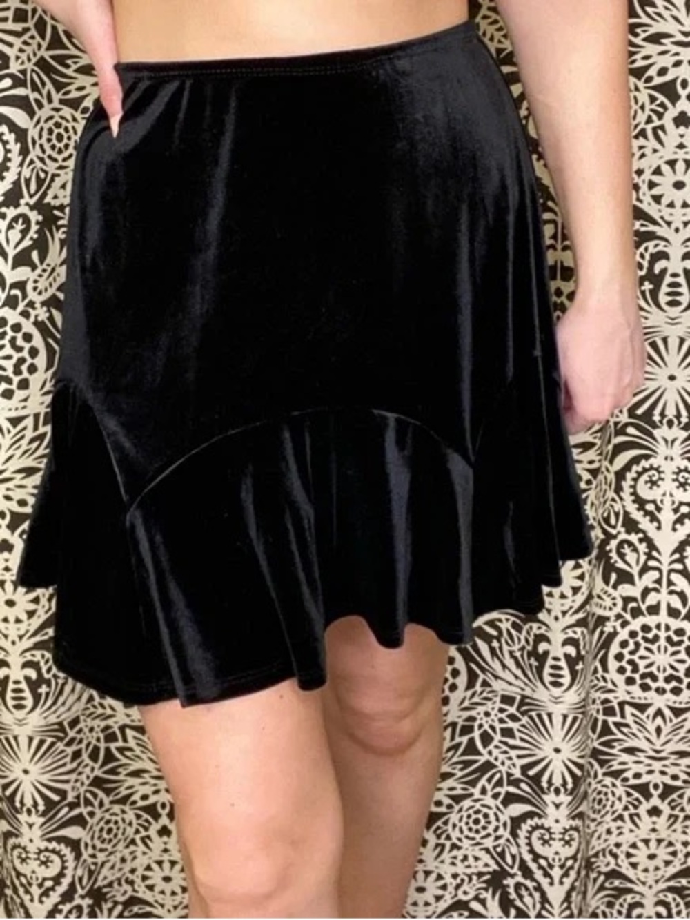 Rowa Velvet Slater Mini Skirt
